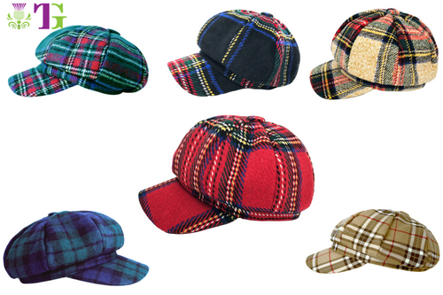 Baker Boy Tartan Hats